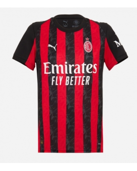 Billige Fotballdrakt AC Milan Replika Hjemmedrakt Dame 2025-26 Kortermet Billige Fotballdrakt AC Milan Replika Hjemmedrakt Dame 2025-26 Kortermet